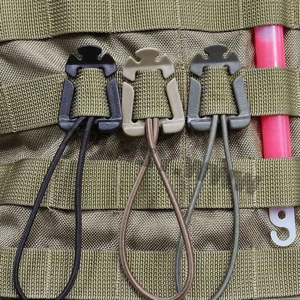 Outdoor Camping Essential Gear - 1/2/5 Peças Mosquetão de Nylon para