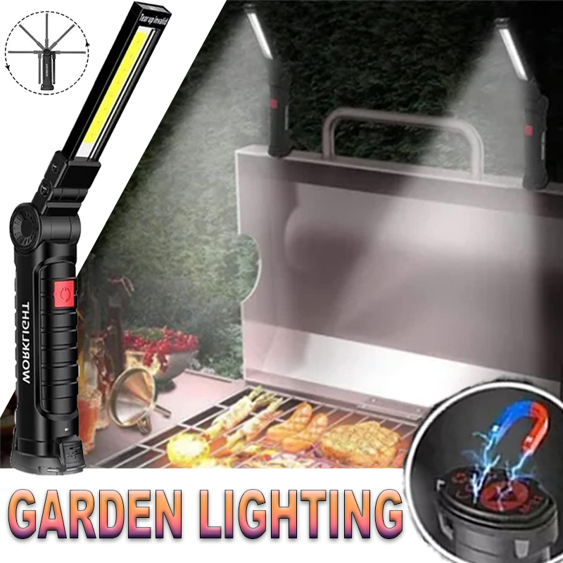 Outdoor Camping Decor - Lanterna led portátil com gancho magnético,