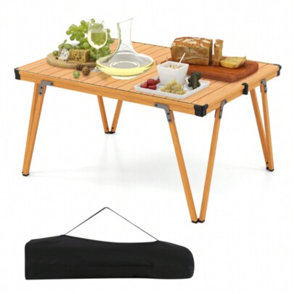 Outdoor Camping Table With Storage - Mesa de Camping Dobrável com Bolsa