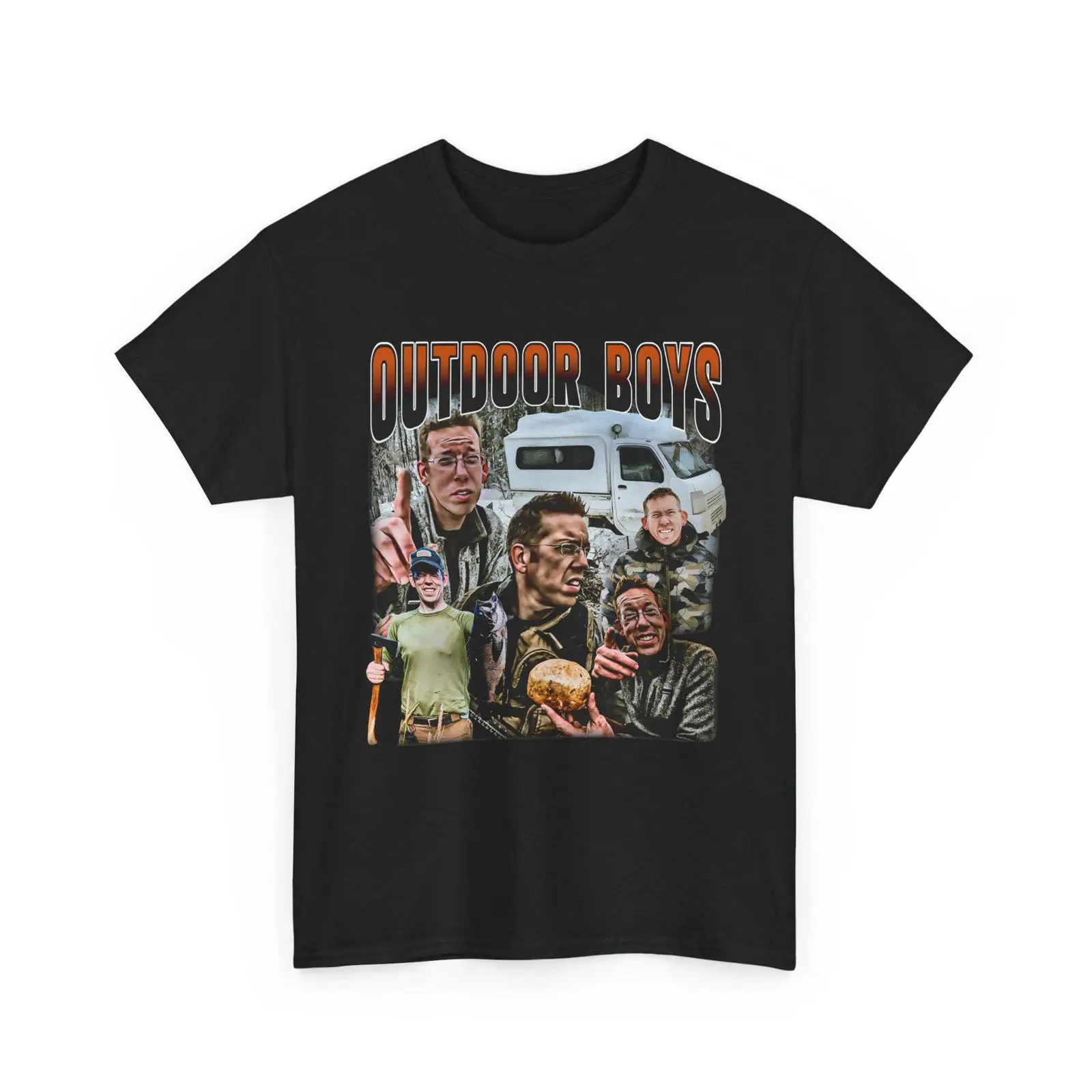 Outdoor Boys Camping Youtube - Camiseta Vintage para Meninos ao Ar