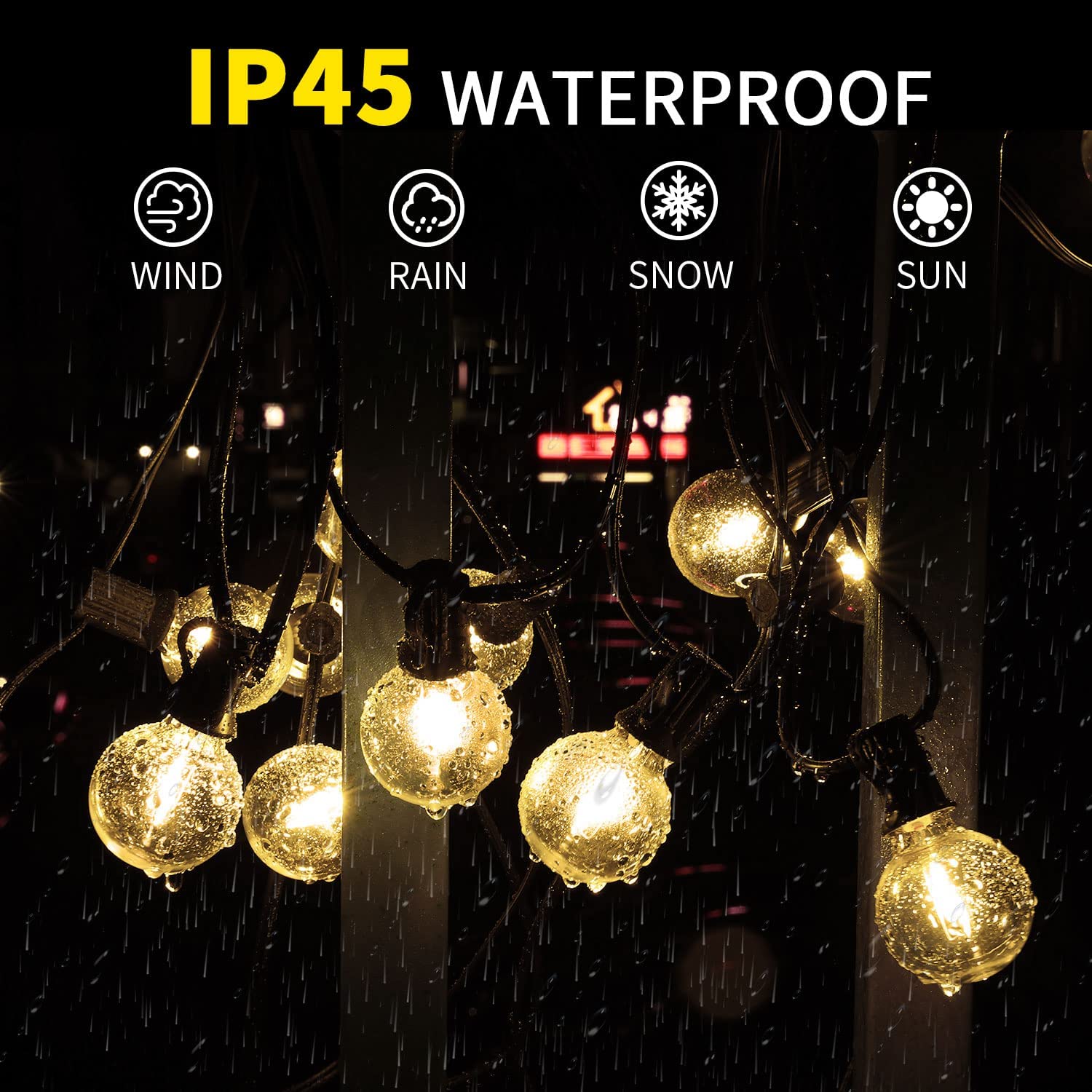 Outdoor Camping Lights String - 30m 15m 7.6m usb luzes led