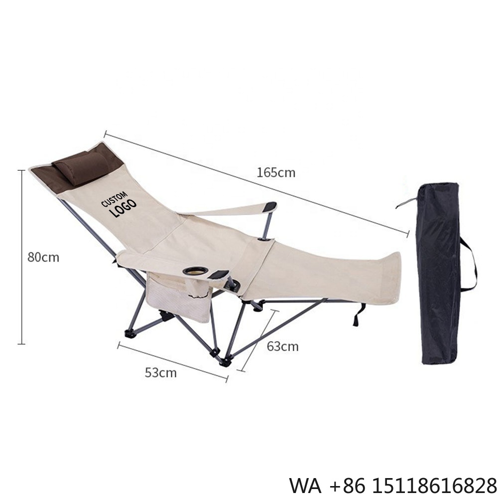 Outdoor Chair Camping - Cadeira Reclinável Portátil e Dobrável, Leve