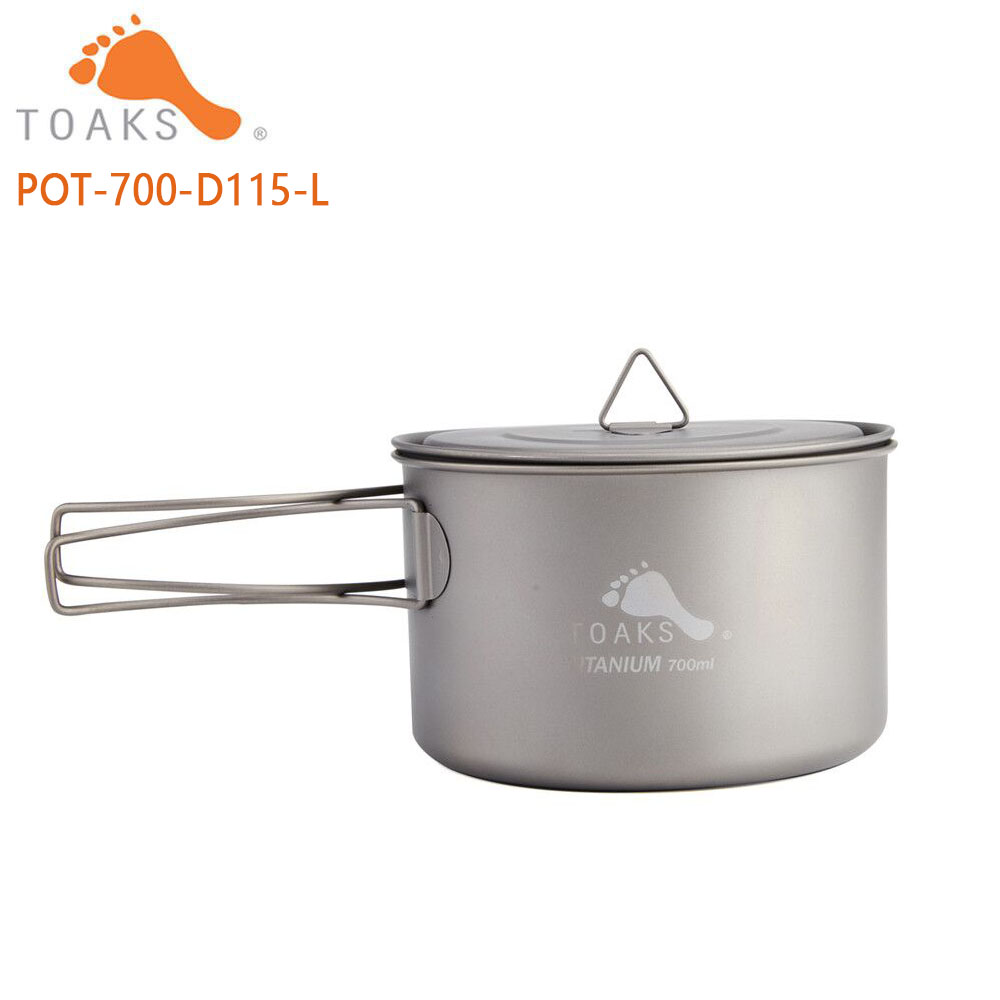 Outdoor Camping Dining Set - TOAKS Pure Titanium Camping Panelas, Panelas