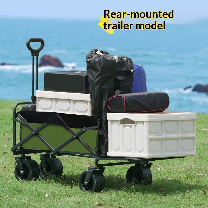 Outdoor Camping Table With Storage - Venda de Fábrica Carrinho Utilitário de