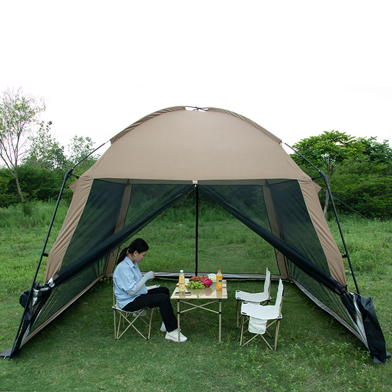 Outdoor Camping Gazebo - Tenda Portátil de Proteção Solar para
