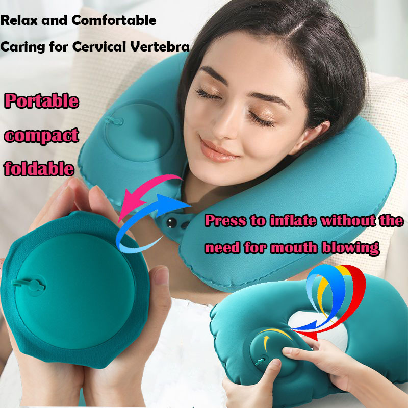 Outdoor Camping Store - Almofada inflável portátil para pescoço, que