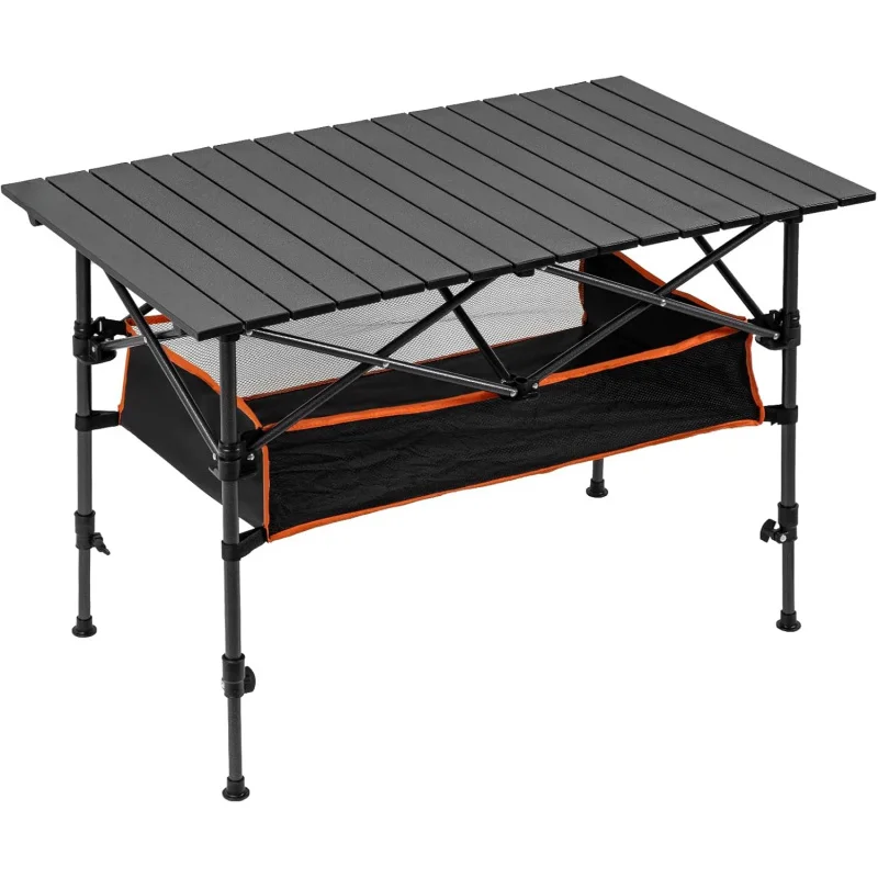 Outdoor Camping Table With Storage - Mesa de Camping com Cesto de