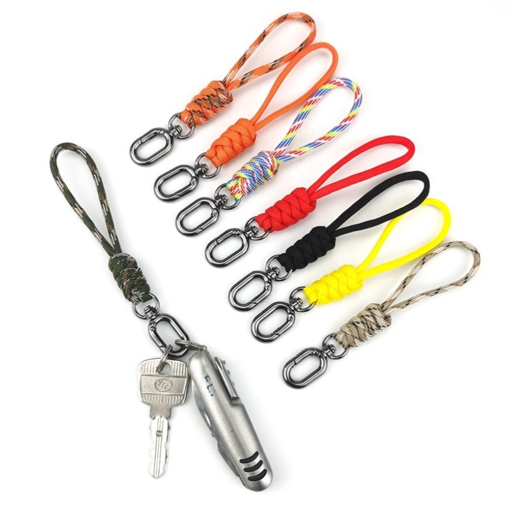 Bivvy Bag Emergency - Paracord chaveiro cordão fivela oval cabo