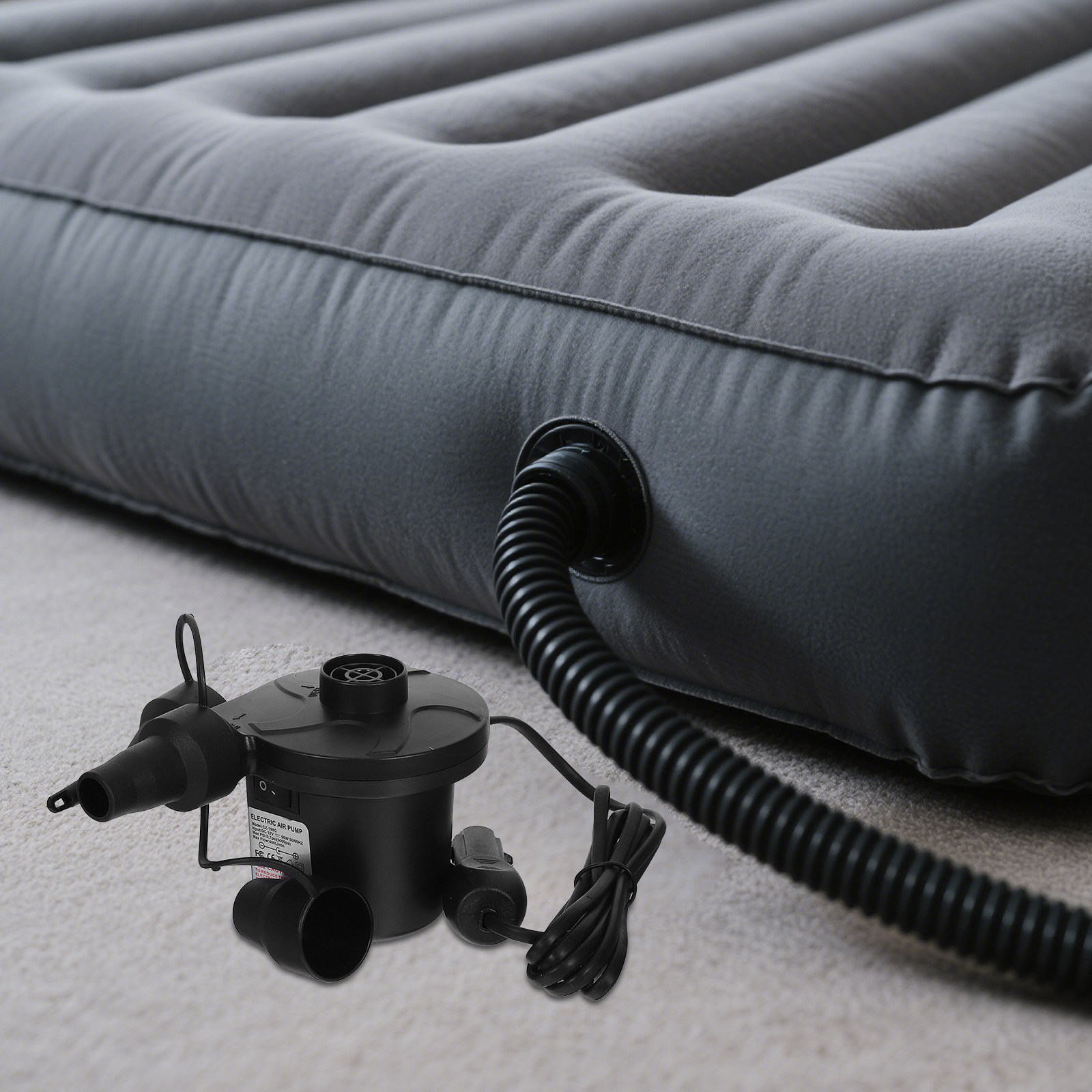 Inflatable Mattress - Bomba de Ar Elétrica Portátil para