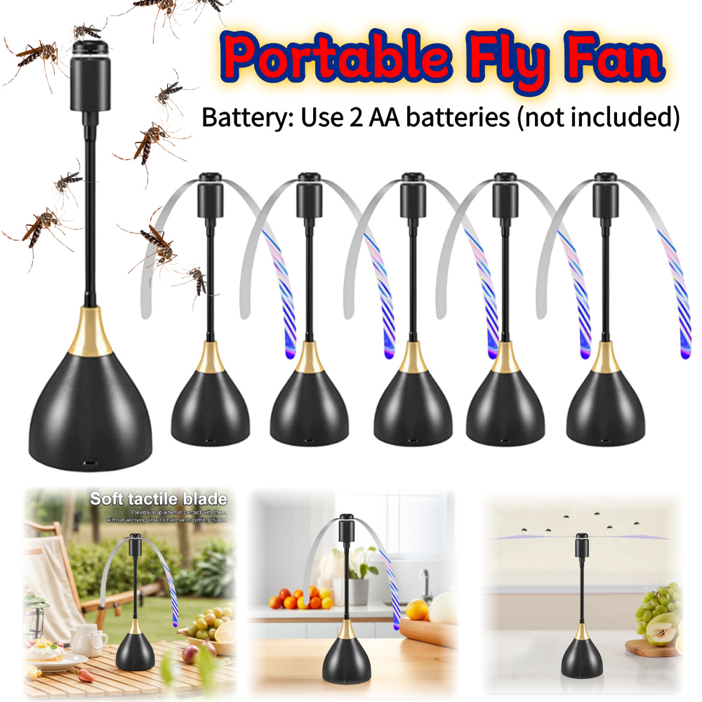 Camp Table Folding - 1-3 pçs ventiladores de mosca para