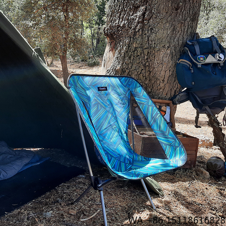 Outdoor Chair Camping - Cadeira de Camping Portátil e Dobrável,