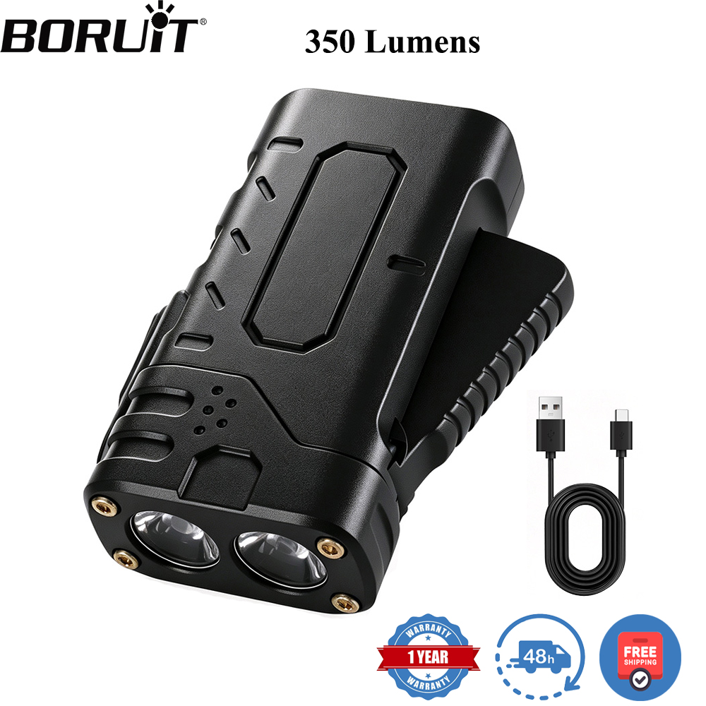 Outdoor Camping Decor - Lanterna LED EDC com Manivela BORUIiT,