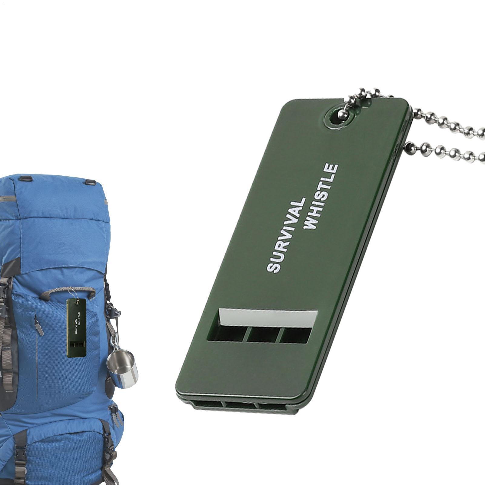 Outdoor Camping Essential Gear - Apito de Sobrevivência de 3 Frequências