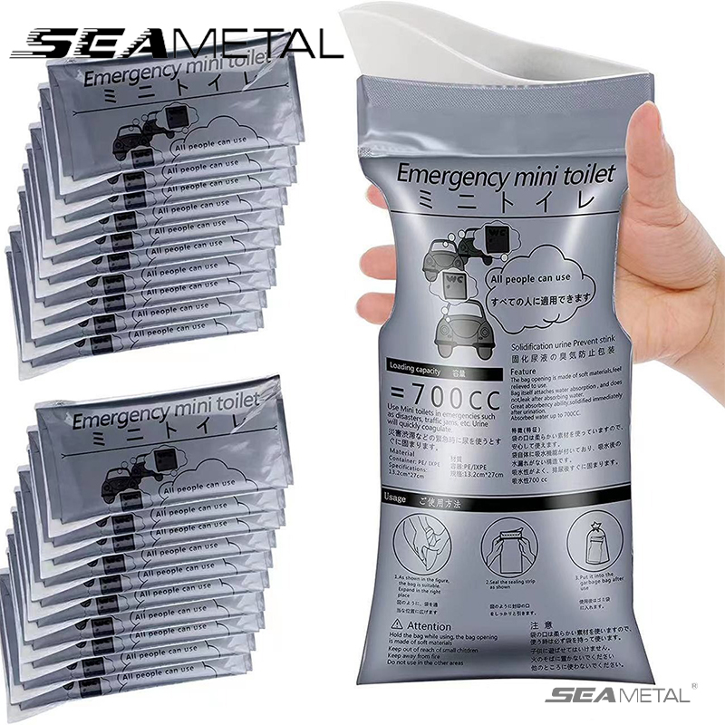 Bivvy Bag Emergency - Seametal 4 pçs sacos de urinar