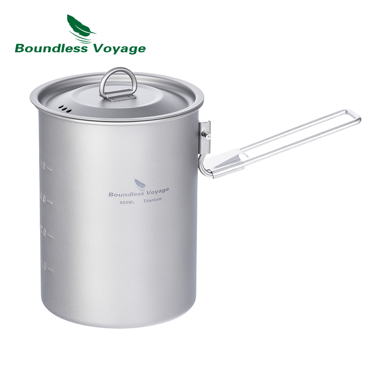 Outdoor Camping Dining Set - Boundless voyage 900ml copo de titânio