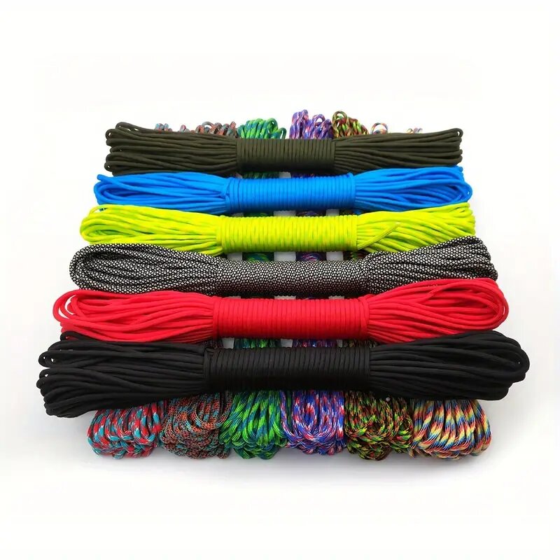 Outdoor Camping Lights String - 10m/20m/30m 7-core 550 paracord 4mm cabo