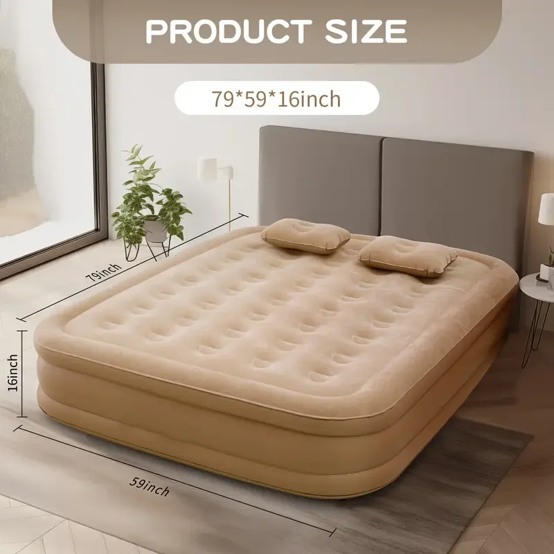 Bed Outdoor Camping - Colchão Inflável de Luxo para Camping,