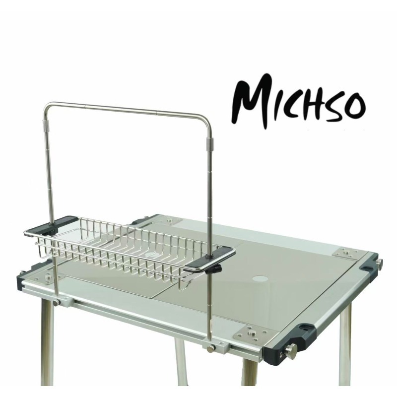 Outdoor Camping Table With Storage - Suporte de Extensão para Mesa de
