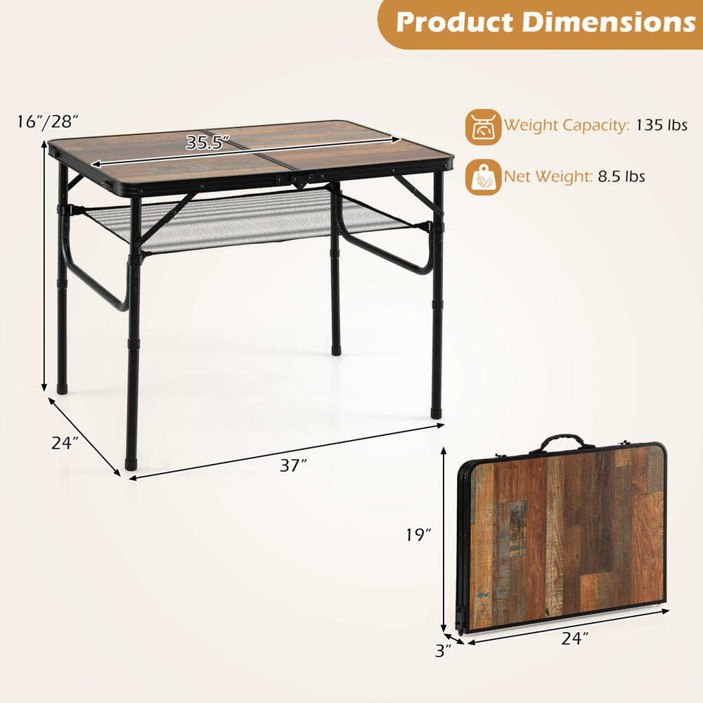 Mesa de camping dobrável, mesa - Camp Table Folding avaliação e preço