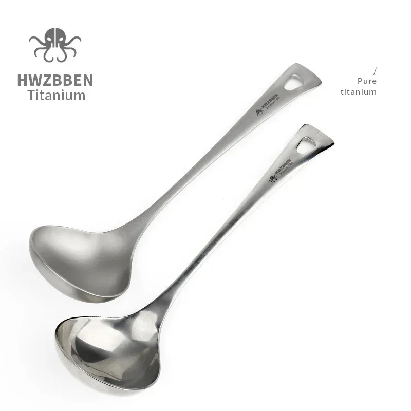 HWZBBEN-Colheres De Sopa De Ti - Outdoor Camping Dining Set avaliação e preço
