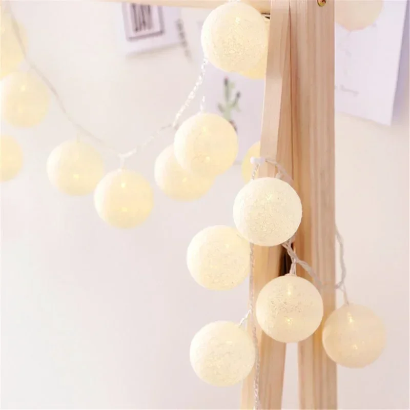 Bolas de algodão led luzes da  - Outdoor Camping Lights String avaliação e preço