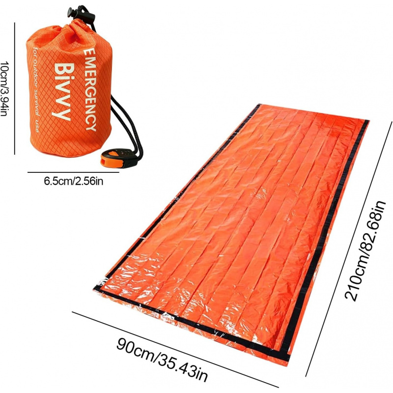 Saco de dormir de emergência c - Bivvy Bag Emergency avaliação e preço