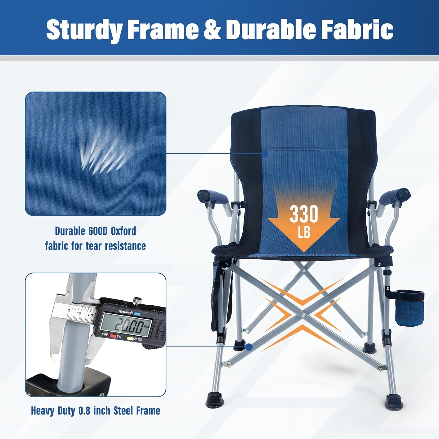 Cadeira de Camping Portátil e  - Outdoor Chair Camping avaliação e preço