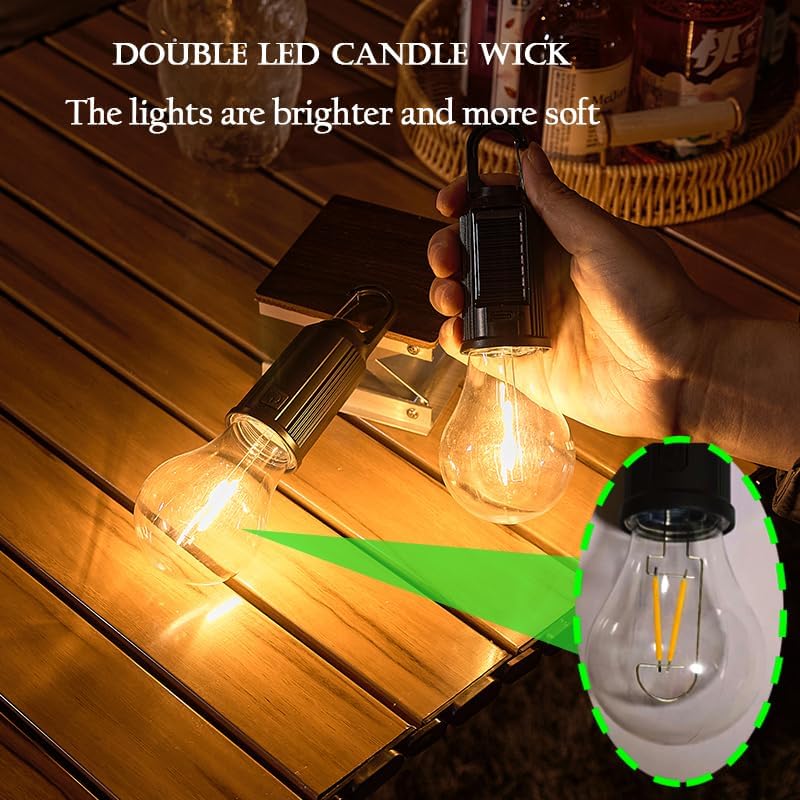 Luzes de Camping LED Solares T - Outdoor Camping Gazebo avaliação e preço