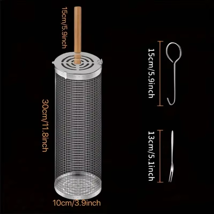 Conjunto de Cestas Redondas pa - Outdoor Camping Grill avaliação e preço