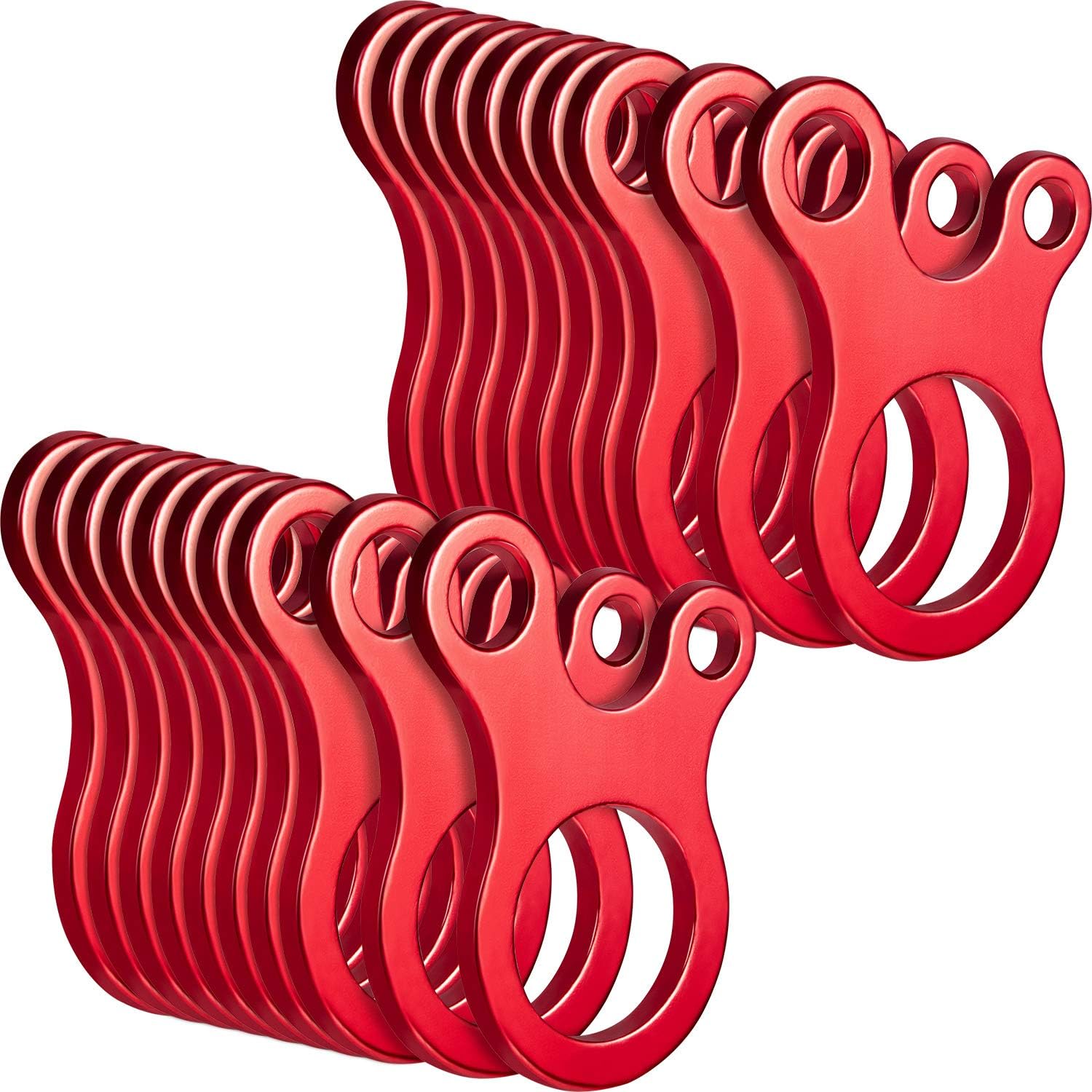 20 Peças de Tensionadores de C - Outdoor Camping Extension Cord avaliação e preço