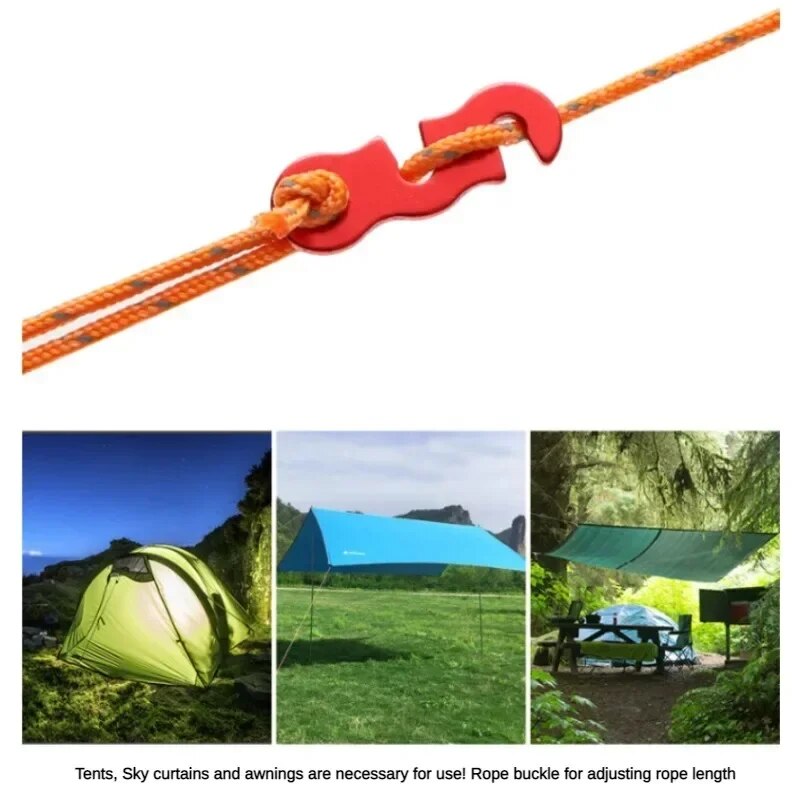 10 pçs ajustável barraca de ac - Outdoor Camping Extension Cord avaliação e preço