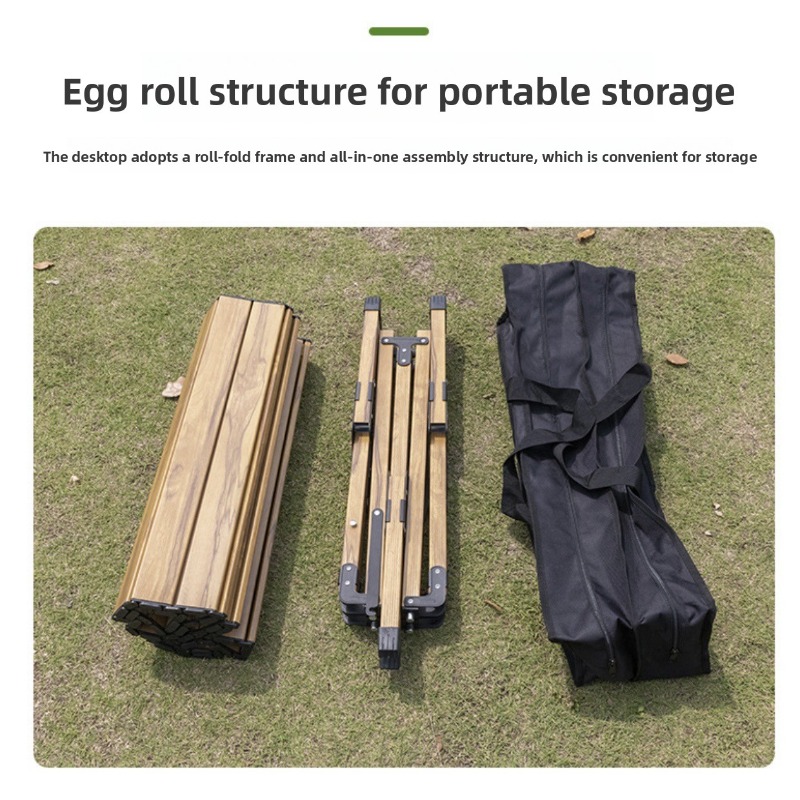 Nova Mesa Dobrável Estilosa pa - Outdoor Camping Table With Storage avaliação e preço