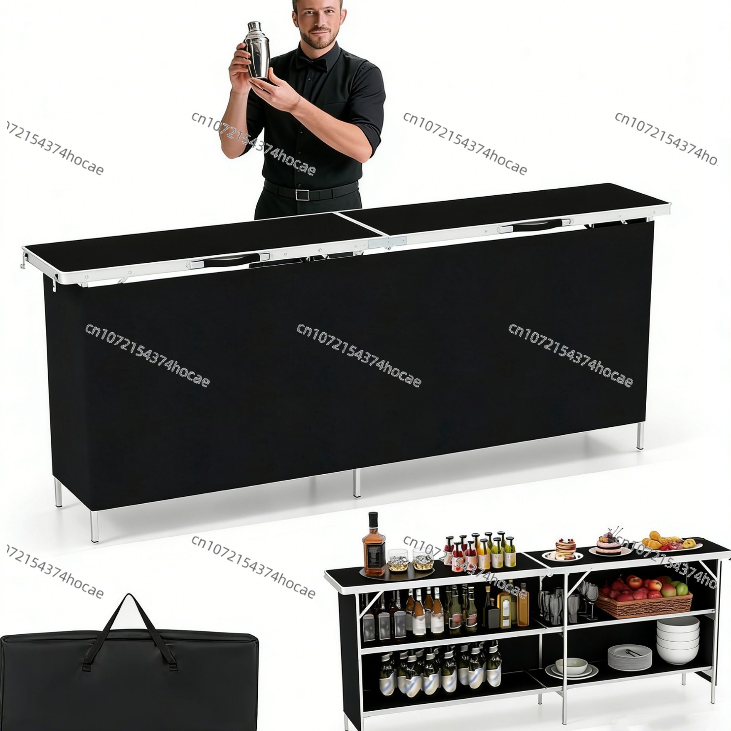 Mesa Dobrável de Alumínio para - Outdoor Camping Table With Storage avaliação e preço