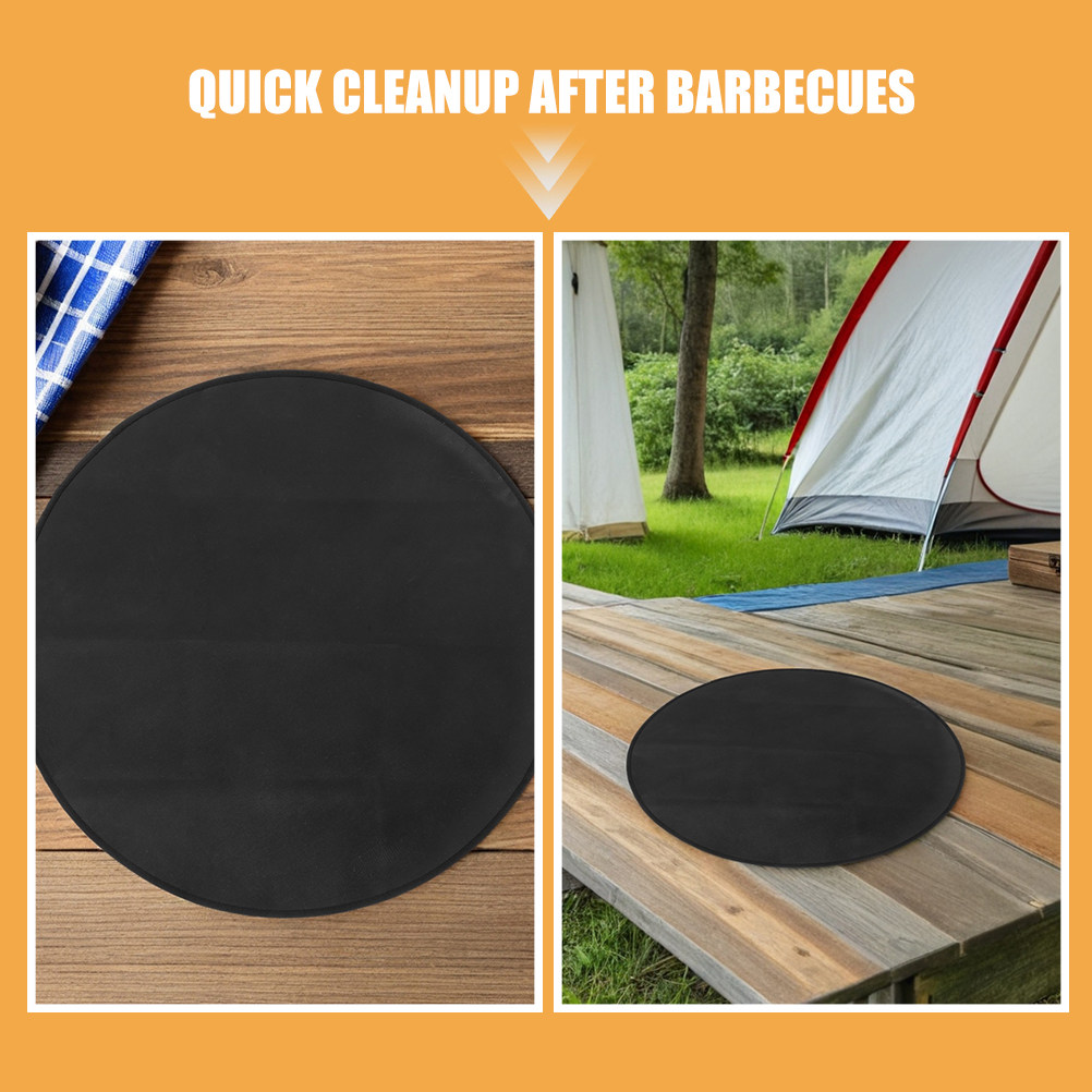Tapete Redondo à Prova de Fogo - Outdoor Camping Grill avaliação e preço