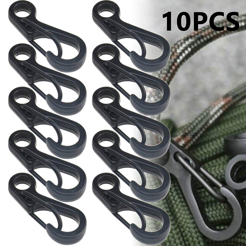 10 pçs/lote mini mosquetão par - Outdoor Camping Essential Gear avaliação e preço