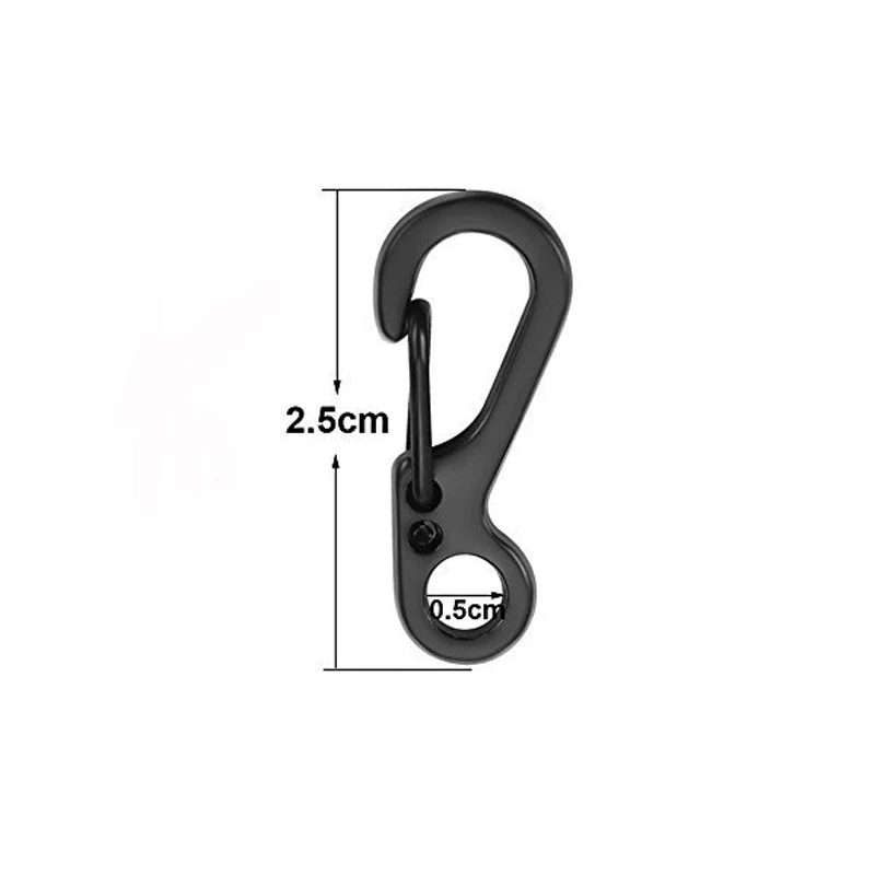 10 pçs/lote mini mosquetão par - Outdoor Camping Essential Gear avaliação e preço