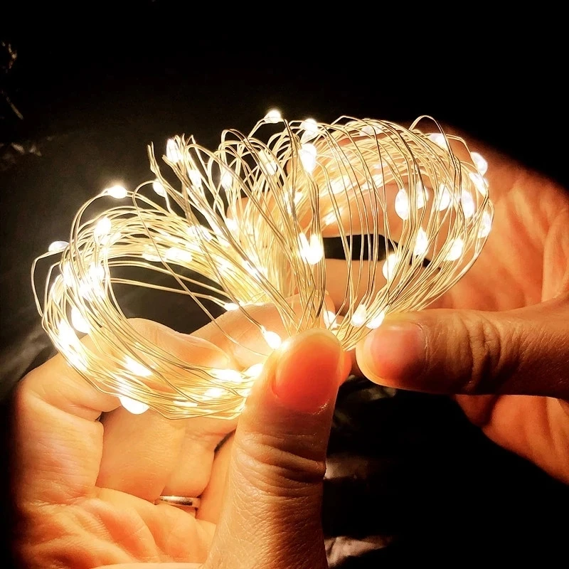 Fio de cobre usb led luzes da  - Outdoor Camping Lights String avaliação e preço