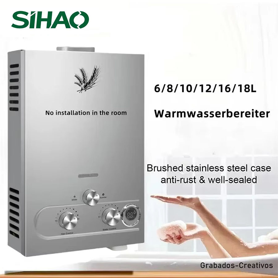 Sihao 12l 16l 18l gpm lpg gás  - Outdoor Camping Bathroom avaliação e preço