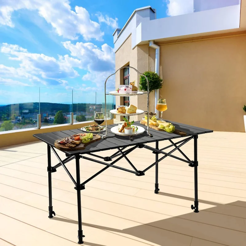 Mesa de Camping com Cesta de A - Outdoor Camping Table With Storage avaliação e preço
