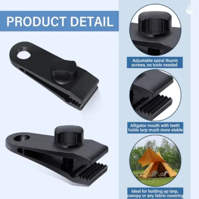 5/10/20/50 Peças Grampos de Fi - Outdoor Camping Extension Cord avaliação e preço