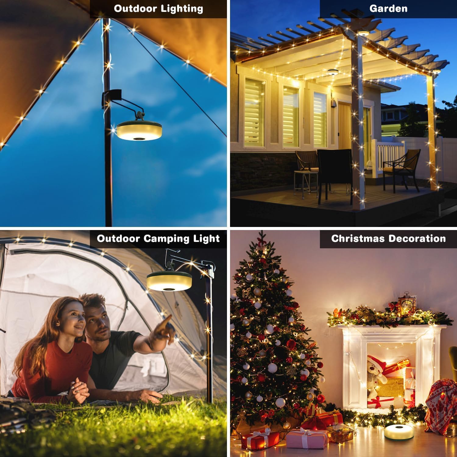 Luz de acampamento ao ar livre - Outdoor Camping Lights String avaliação e preço