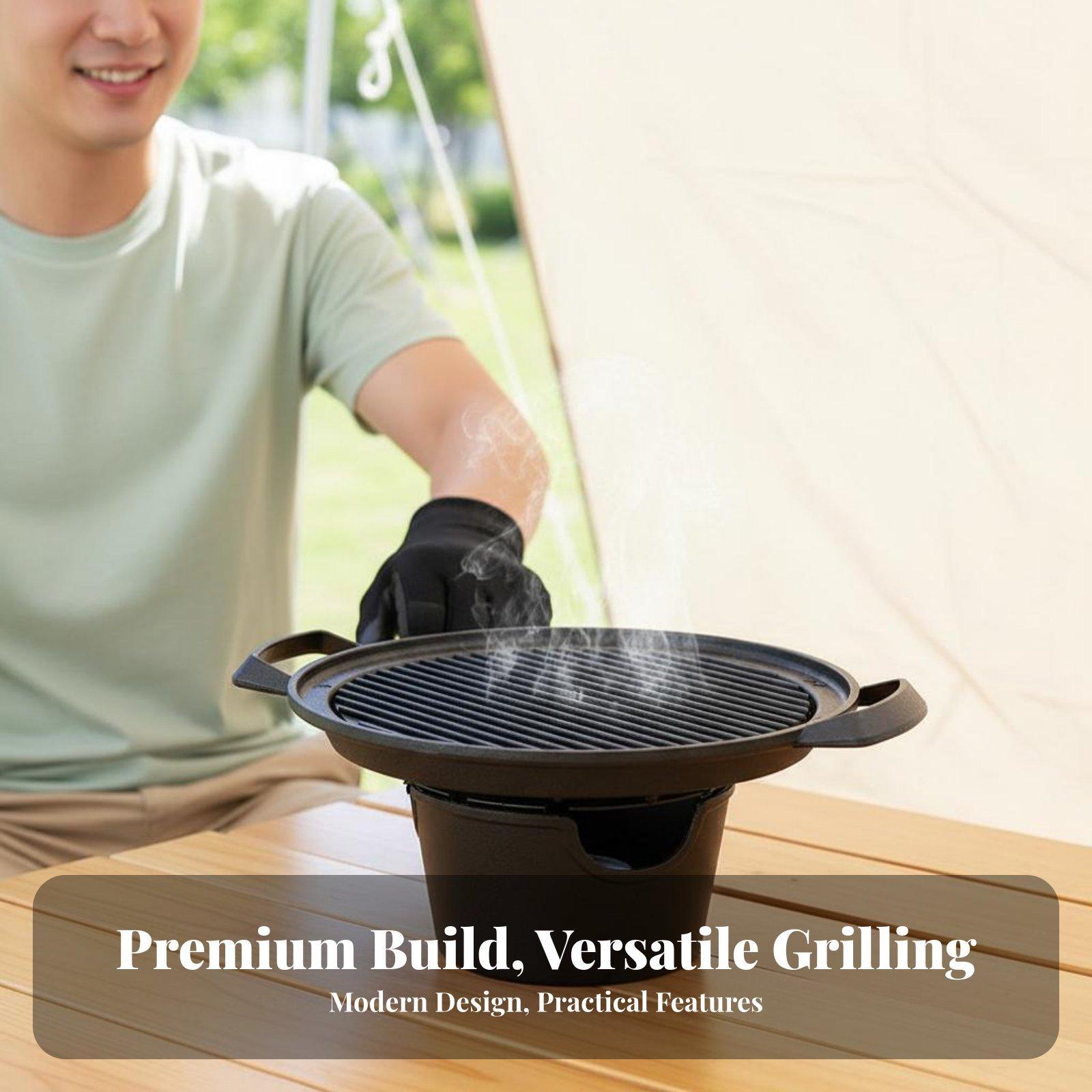 Churrasqueira Elétrica Portáti - Outdoor Camping Grill avaliação e preço