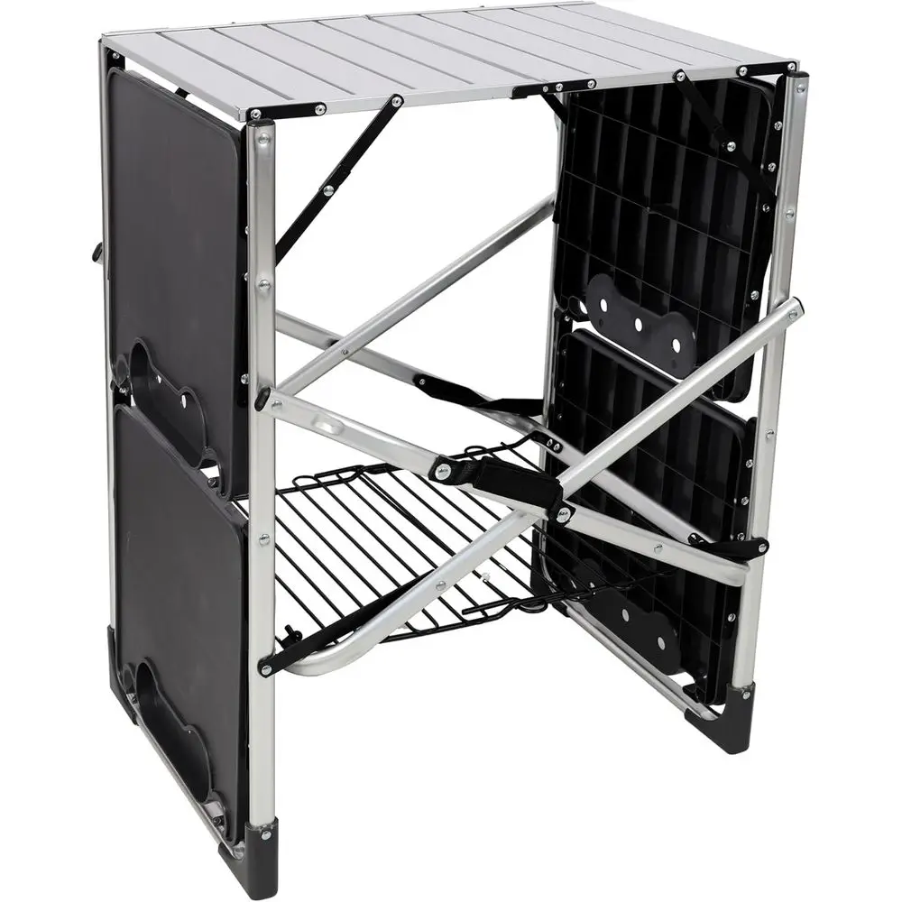 Mesa de Cozinha Portátil para  - Outdoor Camping Table With Storage avaliação e preço