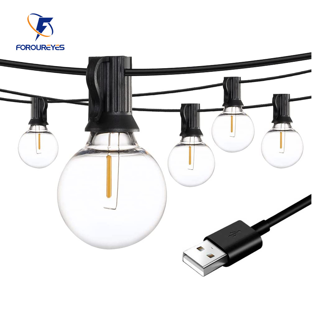 30m 15m 7.6m usb luzes led 5v  - Outdoor Camping Lights String avaliação e preço