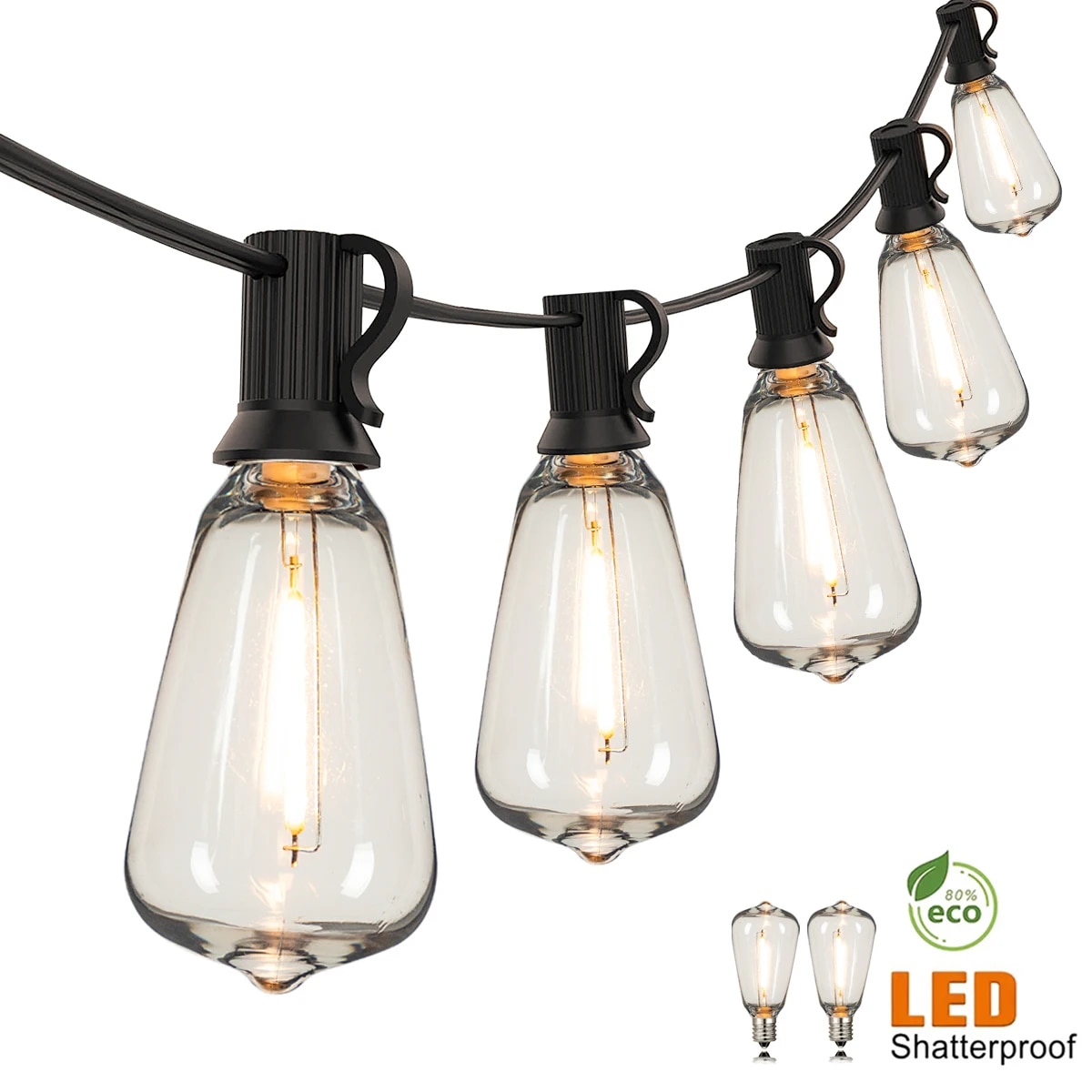 St38 luzes da corda ao ar livr - Outdoor Camping Lights String avaliação e preço