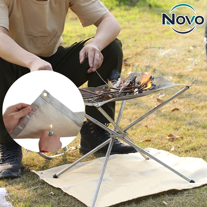 Tapete Protetor de Chão para F - Outdoor Camping Grill avaliação e preço