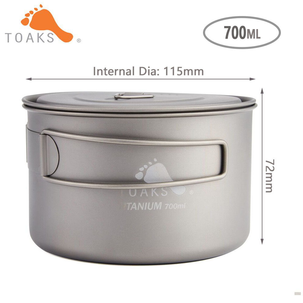 TOAKS Pure Titanium Camping Pa - Outdoor Camping Dining Set avaliação e preço
