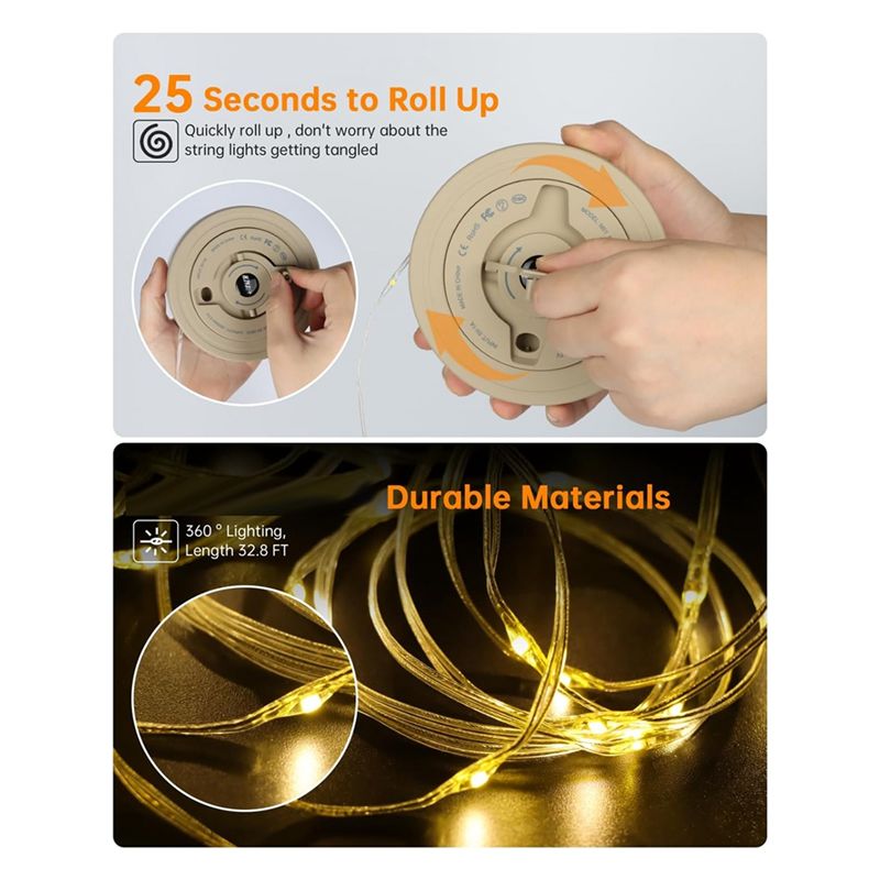 Lanterna de Camping A36T-2-em- - Outdoor Camping Lights String avaliação e preço