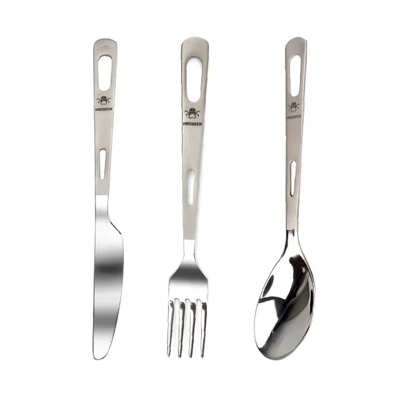HWZBBEN-Titanium Tableware Set - Outdoor Camping Dining Set avaliação e preço