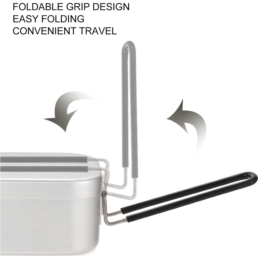 Lancheiras de alumínio 800ml,  - Outdoor Camping Dining Set avaliação e preço